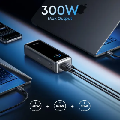 Pin Dự Phòng Anker Prime 26000mAh 300W Siêu Nhanh – Anker Prime A110A Chính Hãng Pin Dự Phòng Anker Prime 26000mAh 300W Siêu Nhanh – Anker Prime A110A Chính Hãng - Đánh thức mọi tiềm năng thiết bị của bạn với <strong>Anker Prime A110A</strong> – biểu tượng mới của sức mạnh và công nghệ sạc nhanh. Với dung lượng khổng lồ 26.000mAh và tổng công suất đầu ra đột phá lên tới 300W, sản phẩm này được thiết kế để sạc siêu tốc cho mọi dòng Laptop hiệu năng cao, MacBook Pro và các thiết bị di động mới nhất. <strong>Anker Prime A110A</strong> sở hữu màn hình kỹ thuật số thông minh, hiển thị chi tiết thông số sạc theo thời gian thực và tích hợp kết nối ứng dụng qua Bluetooth để quản lý pin dễ dàng. Được trang bị hệ thống an toàn ActiveShield 2.0 tiên tiến, <strong>Anker Prime A110A</strong> chính là trạm năng lượng di động tối thượng, đảm bảo bạn luôn sẵn sàng cho mọi thử thách công việc và giải trí dù ở bất cứ đâu.