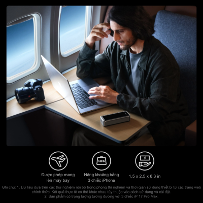 Pin Dự Phòng Anker Prime 26000mAh 300W Siêu Nhanh – Anker Prime A110A Chính Hãng Pin Dự Phòng Anker Prime 26000mAh 300W Siêu Nhanh – Anker Prime A110A Chính Hãng - Đánh thức mọi tiềm năng thiết bị của bạn với <strong>Anker Prime A110A</strong> – biểu tượng mới của sức mạnh và công nghệ sạc nhanh. Với dung lượng khổng lồ 26.000mAh và tổng công suất đầu ra đột phá lên tới 300W, sản phẩm này được thiết kế để sạc siêu tốc cho mọi dòng Laptop hiệu năng cao, MacBook Pro và các thiết bị di động mới nhất. <strong>Anker Prime A110A</strong> sở hữu màn hình kỹ thuật số thông minh, hiển thị chi tiết thông số sạc theo thời gian thực và tích hợp kết nối ứng dụng qua Bluetooth để quản lý pin dễ dàng. Được trang bị hệ thống an toàn ActiveShield 2.0 tiên tiến, <strong>Anker Prime A110A</strong> chính là trạm năng lượng di động tối thượng, đảm bảo bạn luôn sẵn sàng cho mọi thử thách công việc và giải trí dù ở bất cứ đâu.