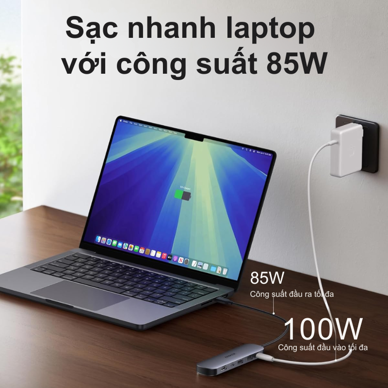 Anker USB C Hub 7in1 A83D2 – Mở rộng kết nối đa năng cho laptop Anker USB C Hub 7in1 A83D2 – Mở rộng kết nối đa năng cho laptop - Hình ảnh 5