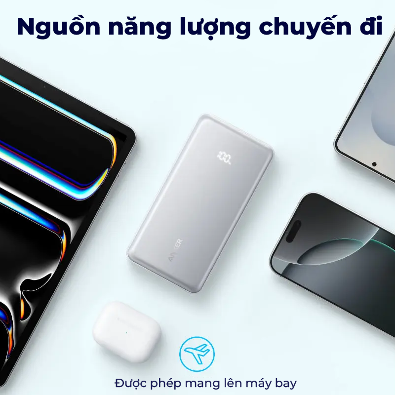 Pin Dự Phòng Anker Zolo 22.5W 10000mAh (Built-In USB-C) - Sạc Nhanh, Tiện Lợi (A110D) Pin Dự Phòng Anker Zolo 22.5W 10000mAh (Built-In USB-C) - Sạc Nhanh, Tiện Lợi (A110D) - Hình ảnh 6