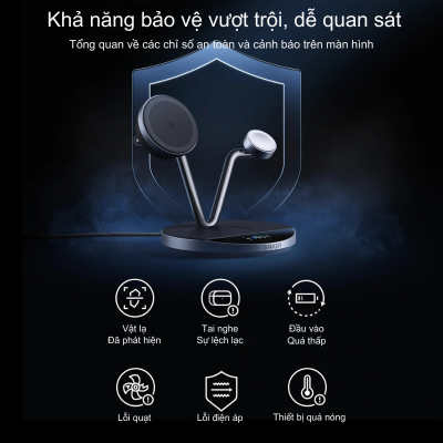 Đế Sạc Không Dây 3 Trong 1 Anker Prime A25X7 MagGo Aircool – Sạc Nhanh Qi2 15W Cho iPhone, Apple Watch & AirPods Đế Sạc Không Dây 3 Trong 1 Anker Prime A25X7 MagGo Aircool – Sạc Nhanh Qi2 15W Cho iPhone, Apple Watch & AirPods - <strong>Đế sạc Anker Prime A25X7</strong> là giải pháp năng lượng tối thượng cho hệ sinh thái Apple của bạn. Với thiết kế 3 trong 1 tinh tế, sản phẩm cho phép sạc đồng thời iPhone, Apple Watch và AirPods, giúp không gian làm việc trở nên gọn gàng và chuyên nghiệp hơn. Điểm nổi bật nhất của <strong>Anker Prime A25X7</strong> chính là công nghệ sạc nhanh chuẩn Qi2 15W, kết hợp cùng hệ thống tản nhiệt Aircool độc quyền giúp duy trì nhiệt độ ổn định, bảo vệ tuổi thọ pin tối đa. Dù bạn đang ở văn phòng hay tại nhà, <strong>Anker Prime A25X7</strong> không chỉ là một thiết bị sạc mà còn là một món phụ kiện công nghệ đẳng cấp, khẳng định phong cách sống hiện đại. Sở hữu ngay để trải nghiệm tốc độ sạc vượt trội và sự tiện nghi chuẩn "Prime" từ nhà Anker.