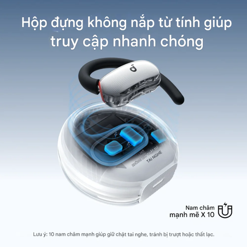 Tai nghe thể thao Open-Ear Anker Soundcore V40i - A3878 | Thiết kế linh hoạt, Âm trầm mạnh mẽ, Pin 21H, Chống nước IP55 Tai nghe thể thao Open-Ear Anker Soundcore V40i - A3878 | Thiết kế linh hoạt, Âm trầm mạnh mẽ, Pin 21H, Chống nước IP55 - Hình ảnh 4