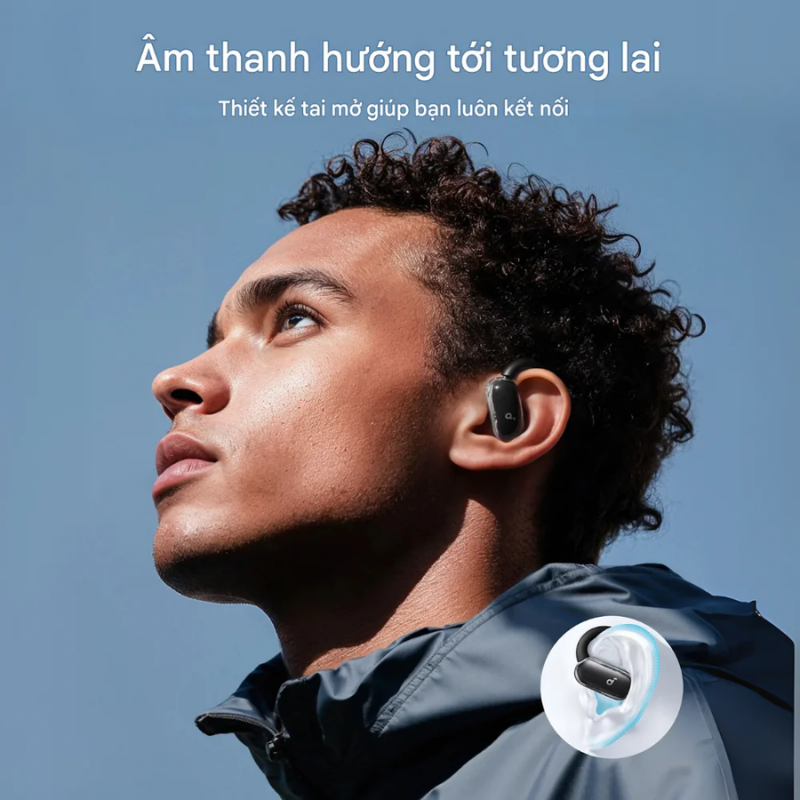 Tai nghe thể thao Open-Ear Anker Soundcore V40i - A3878 | Thiết kế linh hoạt, Âm trầm mạnh mẽ, Pin 21H, Chống nước IP55 Tai nghe thể thao Open-Ear Anker Soundcore V40i - A3878 | Thiết kế linh hoạt, Âm trầm mạnh mẽ, Pin 21H, Chống nước IP55 - Hình ảnh 2