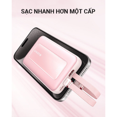 Pin Sạc Dự Phòng Anker A1681C - Anker Zolo 20.000mAh 30W A1681C Tích Hợp Hai Cáp USB-C Pin Sạc Dự Phòng Anker A1681C - Anker Zolo 20.000mAh 30W A1681C Tích Hợp Hai Cáp USB-C - <strong>Pin Sạc Dự Phòng Anker Zolo A1681C</strong> dung lượng 20.000mAh, sạc nhanh 30W qua cáp USB-C. Tích hợp 2 cáp USB-C, cổng USB-C, USB-A, sạc 4 thiết bị cùng lúc. <strong>A1681C</strong> nhỏ gọn, lý tưởng cho Samsung.