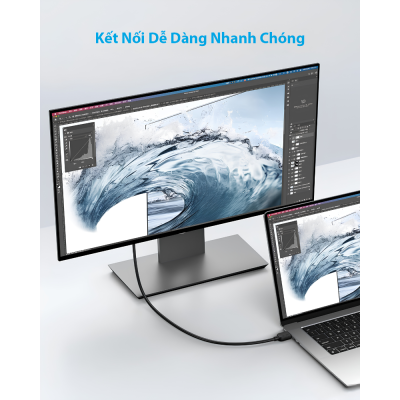 Cáp Chuyển Đổi HDMI To HDMI AnKer 1.8m -A8742 - Hỗ Trợ 8K@60Hz, 4K@120Hz, Băng Thông 48Gbps Cáp Chuyển Đổi HDMI To HDMI AnKer 1.8m -A8742 - Hỗ Trợ 8K@60Hz, 4K@120Hz, Băng Thông 48Gbps - Tìm kiếm giải pháp truyền tải hình ảnh và âm thanh đỉnh cao cho hệ thống giải trí tại nhà? Cáp chuyển đổi HDMI Anker 1.8m mã <strong>A8742</strong> chính là sự lựa chọn hoàn hảo dành cho bạn. Sản phẩm hỗ trợ độ phân giải siêu nét lên đến 8K@60Hz và 4K@120Hz, mang lại trải nghiệm chơi game mượt mà và xem phim sống động từng chi tiết. Với băng thông khủng 48Gbps cùng đầu tiếp xúc mạ Niken chống oxy hóa, cáp <strong>A8742</strong> đảm bảo tín hiệu luôn ổn định, không giật lag. Thiết kế vỏ PVC bền bỉ, chiều dài 1.8M tiện lợi kết nối hoàn hảo với PlayStation 5, Xbox Series, Apple TV và TV UHD 8K.