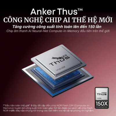 Tai Nghe Bluetooth Open-Ear Anker Soundcore AeroClip 2 D1105 – Âm Thanh Hi-Res, Bluetooth 6.0, Pin 32 Giờ Tai Nghe Bluetooth Open-Ear Anker Soundcore AeroClip 2 D1105 – Âm Thanh Hi-Res, Bluetooth 6.0, Pin 32 Giờ - <strong data-path-to-node="6" data-index-in-node="0">Tai nghe Anker Soundcore AeroClip 2</strong> là dòng tai nghe Bluetooth dạng kẹp tai (Open-Ear) thế hệ mới, mang lại trải nghiệm âm thanh chân thực mà vẫn giữ cho bạn sự thoải mái, thông thoáng tối đa suốt cả ngày. Trang bị driver 12mm nam châm kép hỗ trợ chuẩn Hi-Res Audio Wireless và codec LDAC, <strong data-path-to-node="6" data-index-in-node="290">AeroClip 2</strong> tái tạo âm thanh chi tiết, sắc nét vượt trội. Thiết kế siêu nhẹ chỉ 6,2g mỗi bên cùng chuẩn kháng nước IP57 giúp bạn yên tâm luyện tập thể thao. Đặc biệt, <strong data-path-to-node="6" data-index-in-node="456">Anker Soundcore AeroClip 2</strong> sở hữu công nghệ Bluetooth 6.0 hiện đại, kết nối đa điểm, tích hợp chip Anker Thus™ AI hỗ trợ phiên dịch hơn 100 ngôn ngữ và thời lượng pin ấn tượng lên đến 32 giờ.